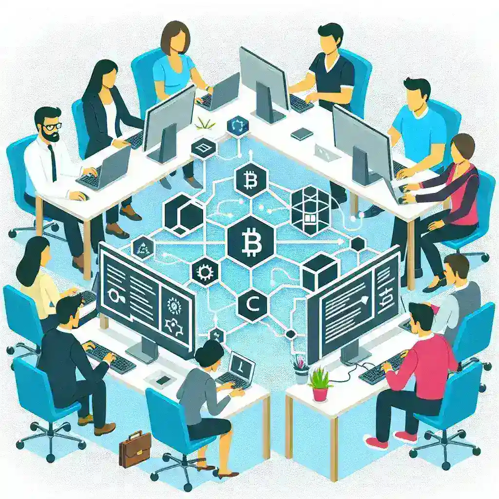 "Image of Spanish startups showcasing innovative blockchain platforms for the insurance industry, highlighting technology integration in financial services."