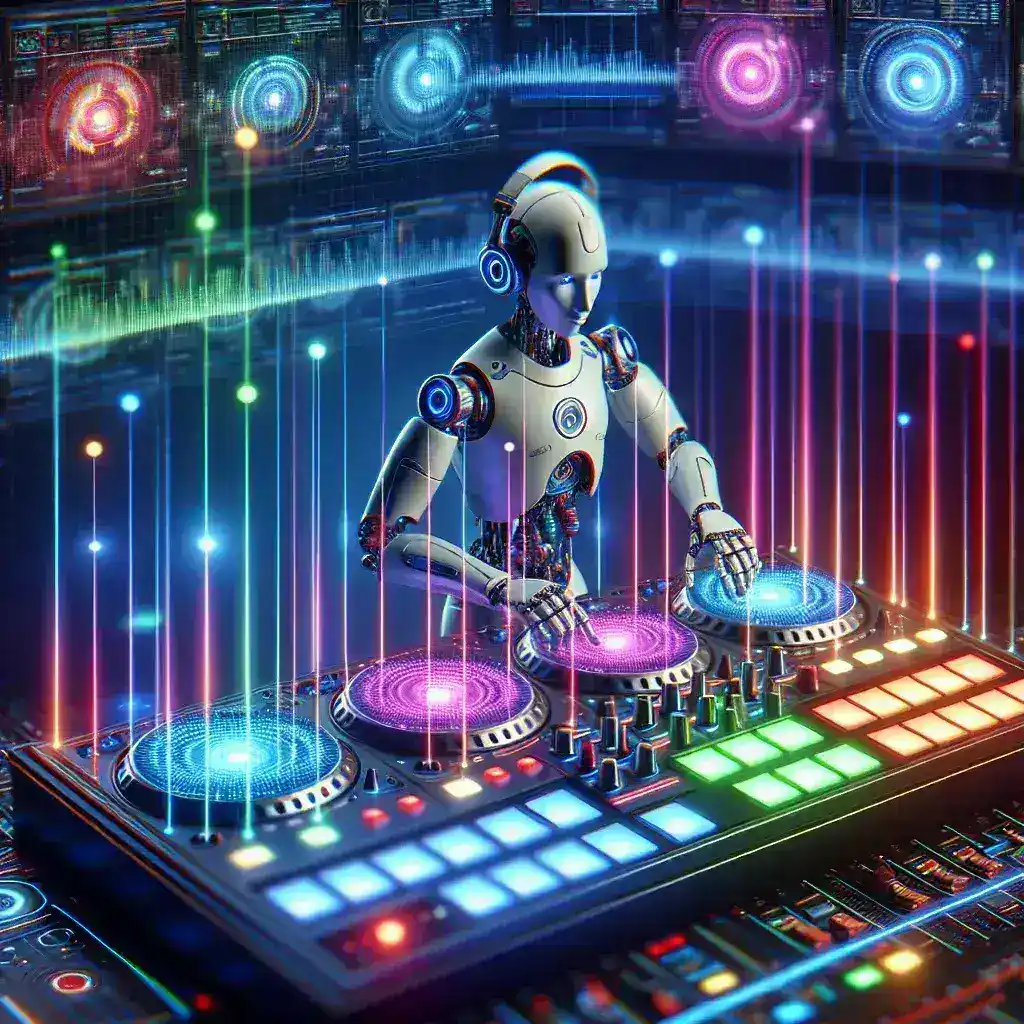 "Imagen de la nueva función de DJ de Spotify, que utiliza inteligencia artificial personalizada para crear listas de reproducción y mezclar música adaptadas a los gustos del usuario."